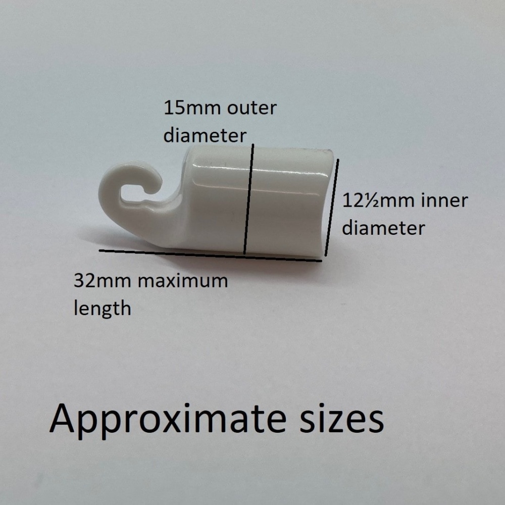 Replacement Hook & Handle Set for Senses (12mm) Vertical Blind Wand